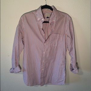 J.Crew Men’s Striped Button Down Casual